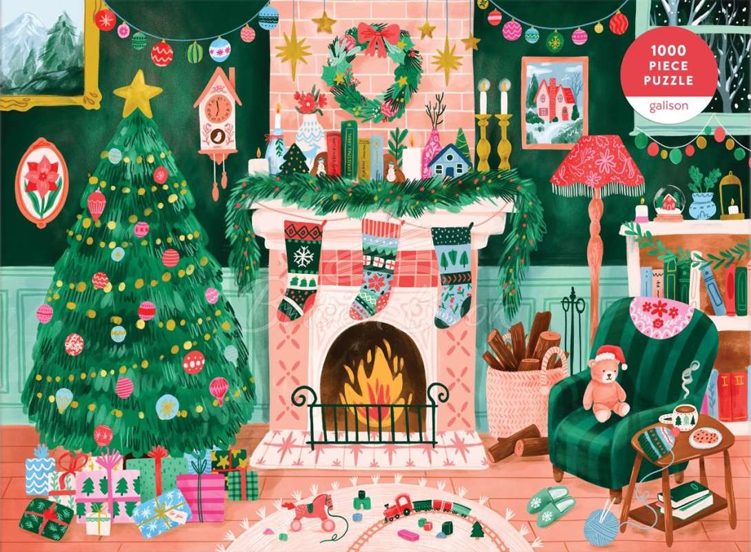 Пазл Cozy by the Fireplace 1000 Piece Puzzle изображение 1