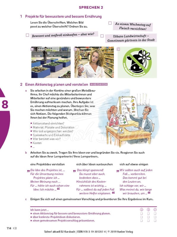 Sicher B2 1 Kursbuch Lösungen Підручник Sicher! Aktuell B2 Kursbuch Lektion 1-12 - купити за 691,00