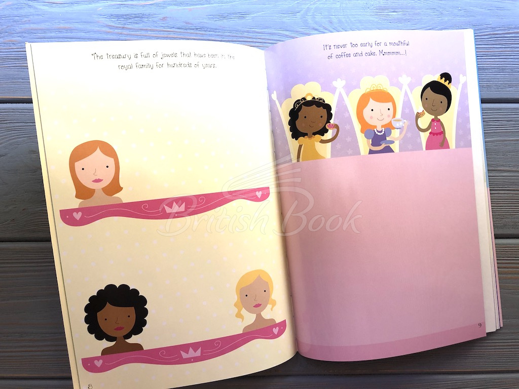 Книга Sparkly Princesses Sticker Book зображення 9