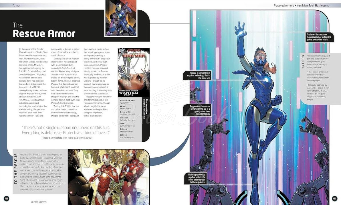 Книга Marvel Arms & Armour изображение 8
