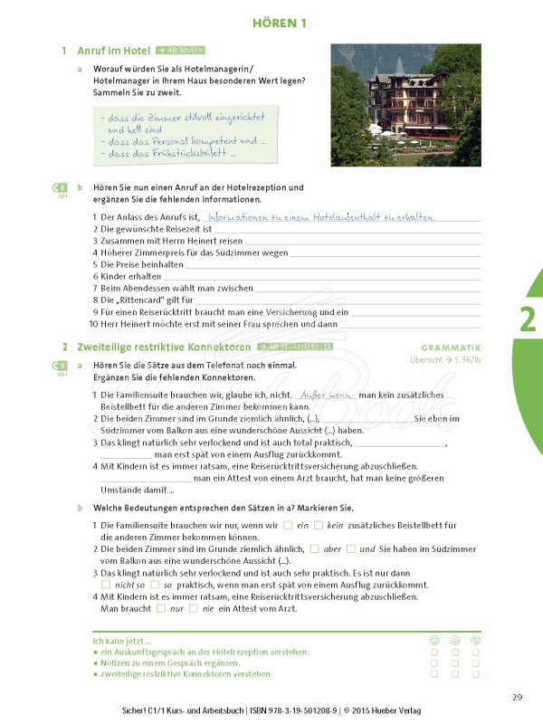 Підручник і робочий зошит Sicher! C1.1 Kursbuch und Arbeitsbuch mit CD zum Arbeitsbuch Lektion 1–6 зображення 13