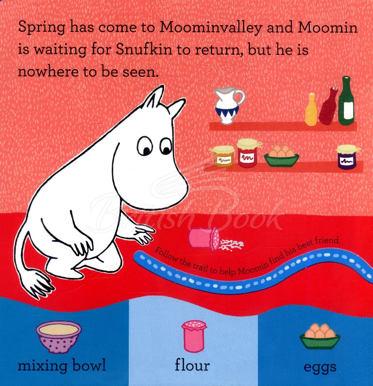 Книга Moomin's Seek and Find Finger-Trail book зображення 2
