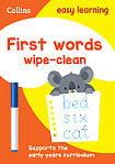 Collins Easy Learning Preschool: First Words Wipe-Clean Activity Book (Ages 3-5)