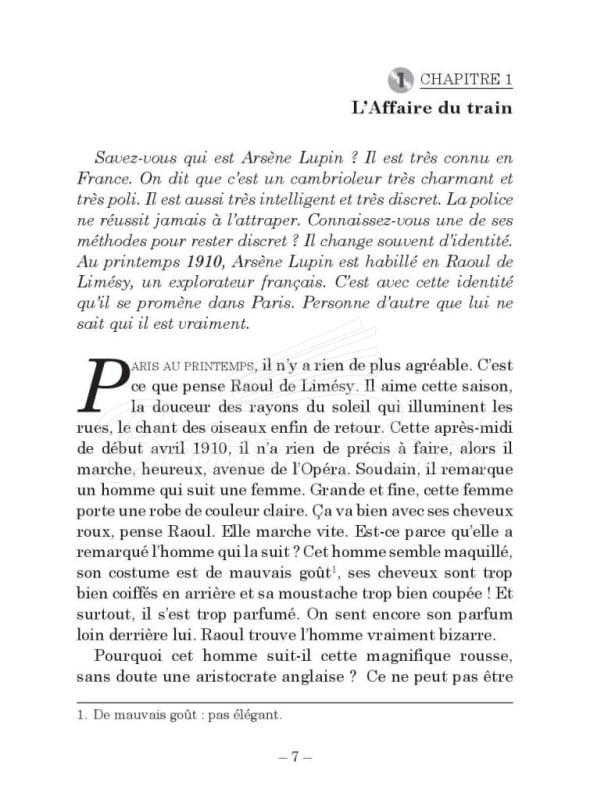 Книга Lectures en Français Facile Niveau 2 Arsène Lupin: La demoiselle aux yeux verts изображение 5