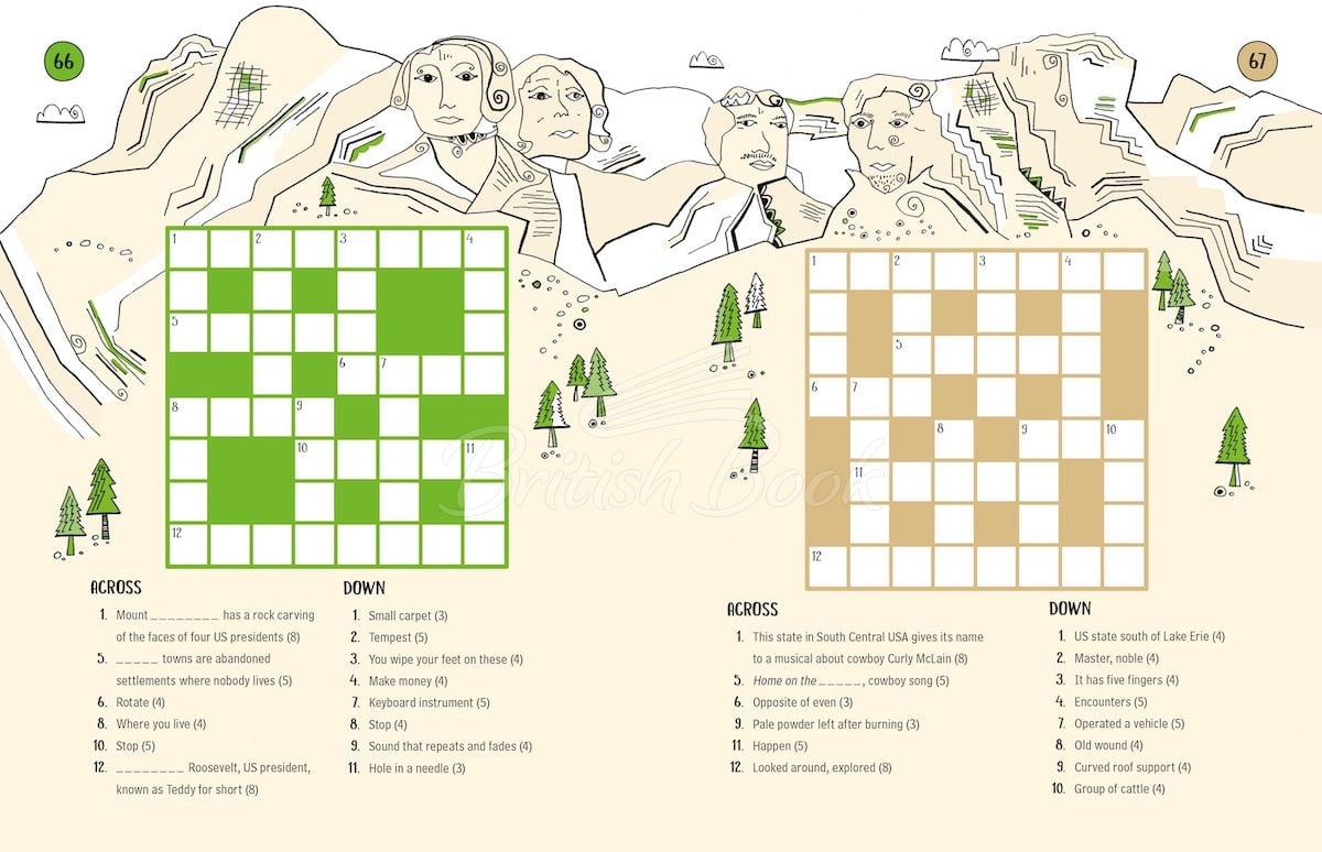 Книга 100 Children's Crosswords: Travel изображение 2