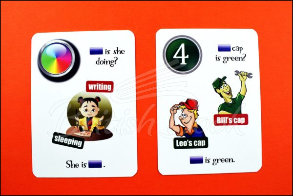 Карточки Fun Card English: Who, When, Where... изображение 2