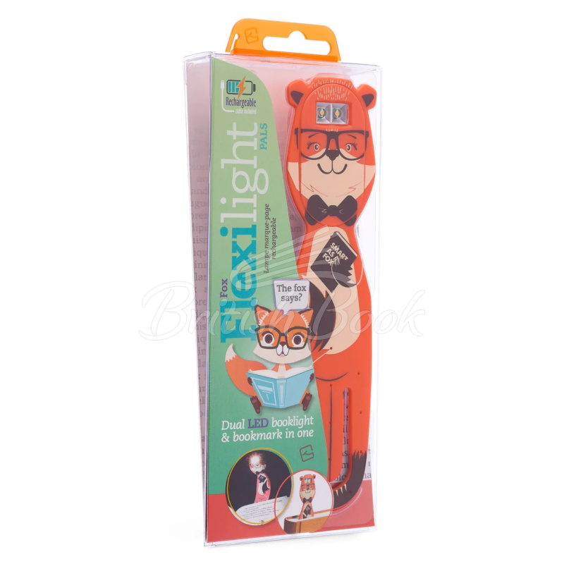 Фонарик для книг Flexilight Rechargeable Pals Fox изображение 4