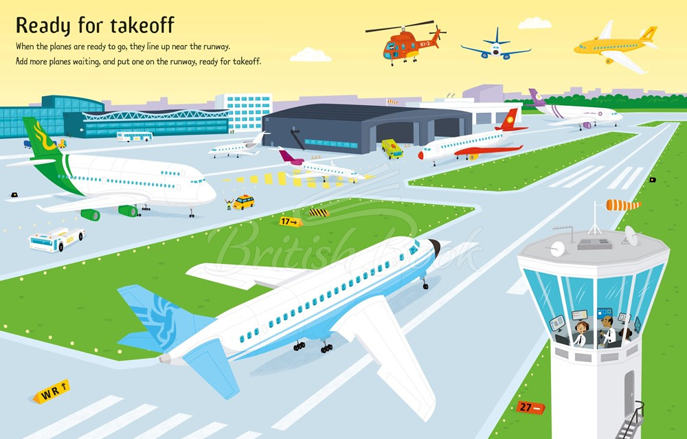 Книга First Sticker Book: Airport зображення 1