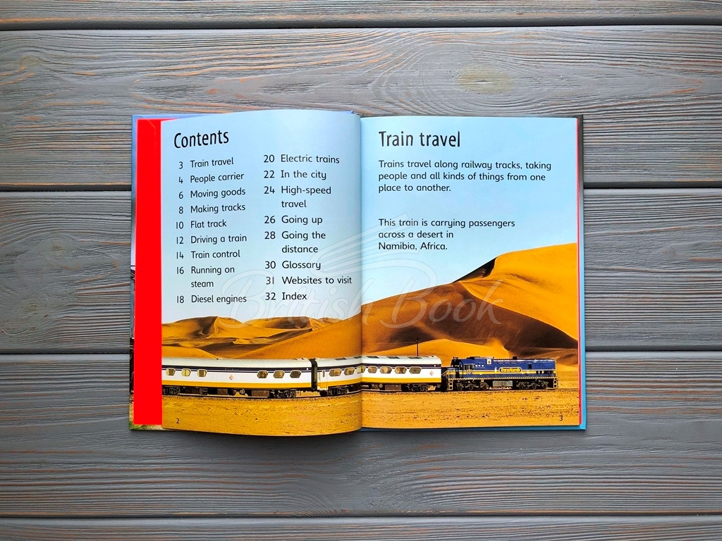 Книга Usborne Beginners Trains зображення 1