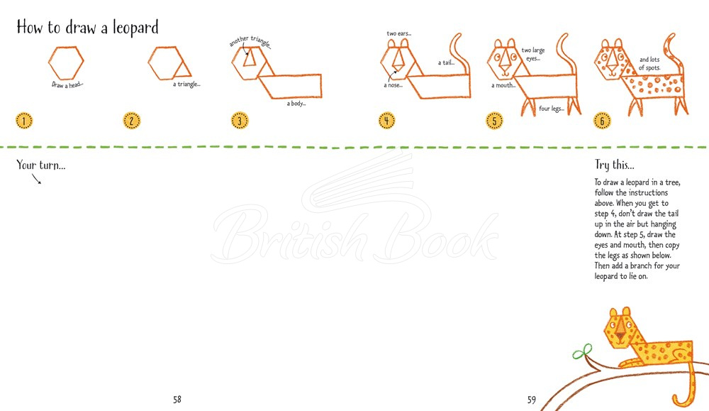 Книга Step-by-Step Drawing: Animals зображення 2