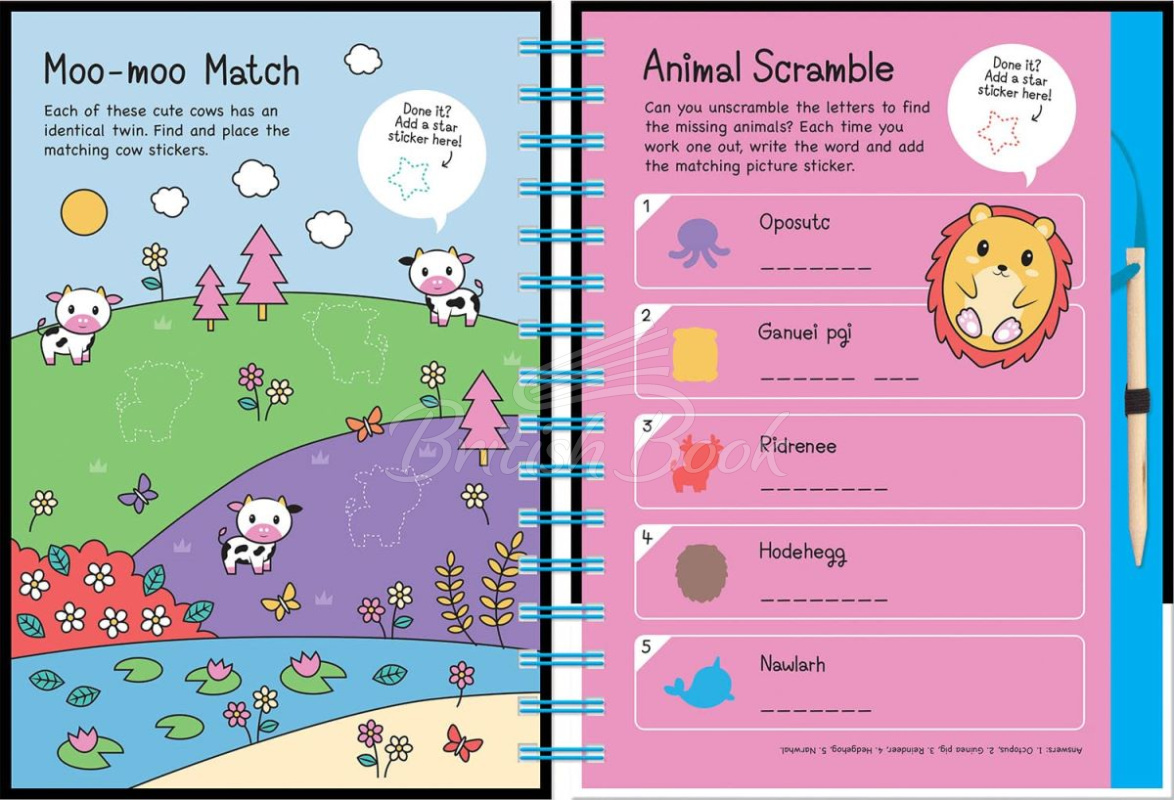 Книга Neon Scratch Art: Animals изображение 10