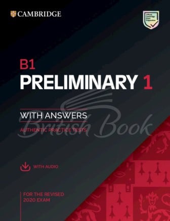 Книга Cambridge English B1 Preliminary 1 for the Revised 2020 Exam with Answers and Downloadable Audio зображення