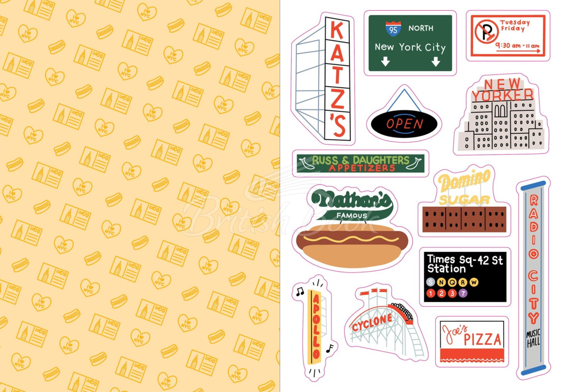Стікербук I Love New York City Sticker Book зображення 4