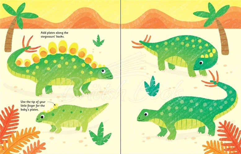 Книга Fingerprint Activities: Dinosaurs зображення 3