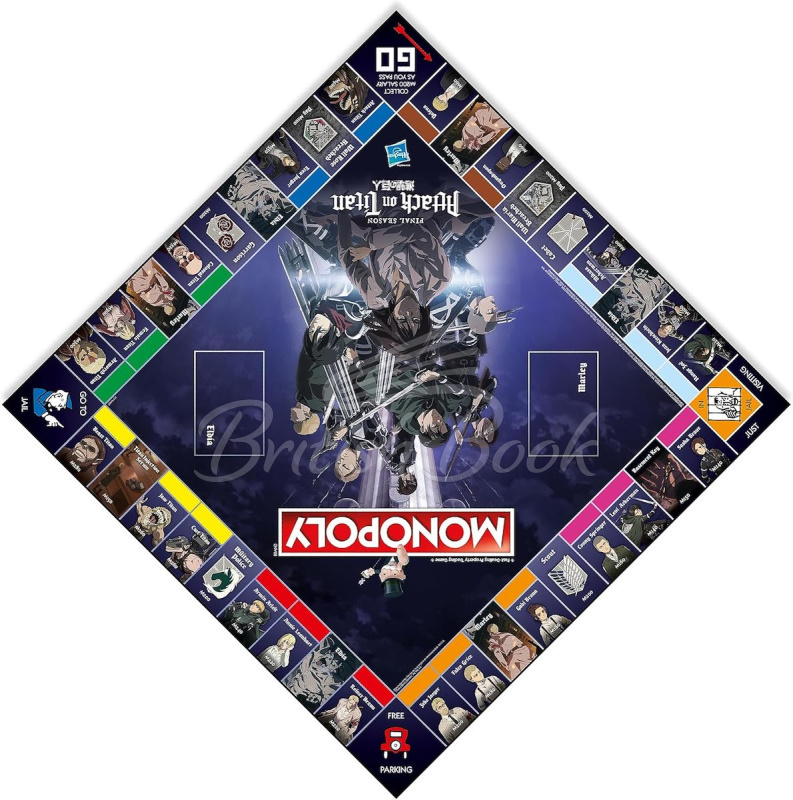 Настольная игра Monopoly Attack on Titan The Final Season изображение 2