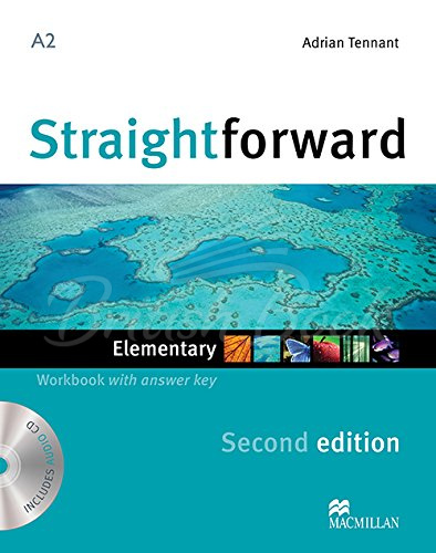 Рабочая тетрадь Straightforward Second Edition Elementary Workbook with key and Audio-CD изображение