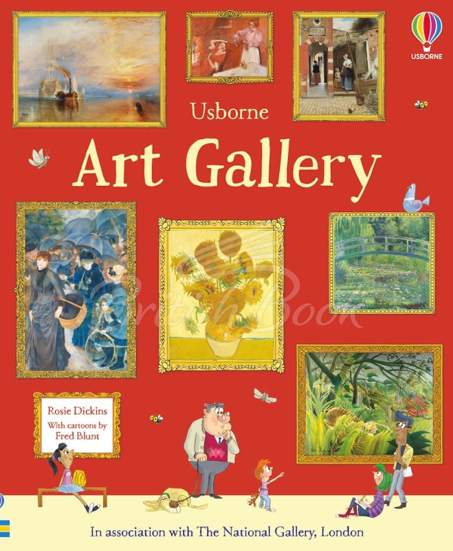 Пазл Usborne Book and Jigsaw: Art Gallery зображення 1