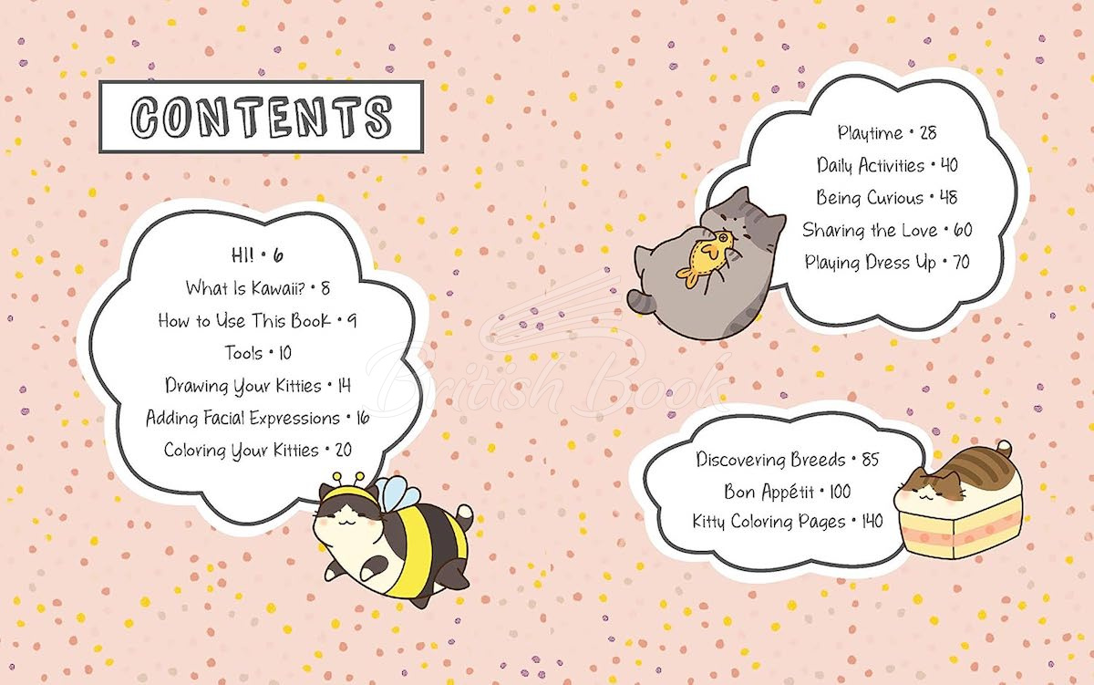 Книга Kawaii Kitties: Learn How to Draw 75 Cats in All Their Glory зображення 1