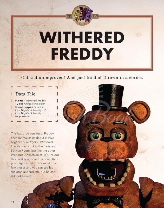 Книга Five Nights at Freddy's: Official Character Encyclopedia зображення 1