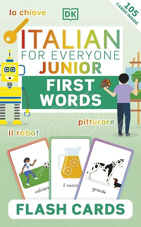 Карточки Italian for Everyone Junior: First Words Flash Cards изображение