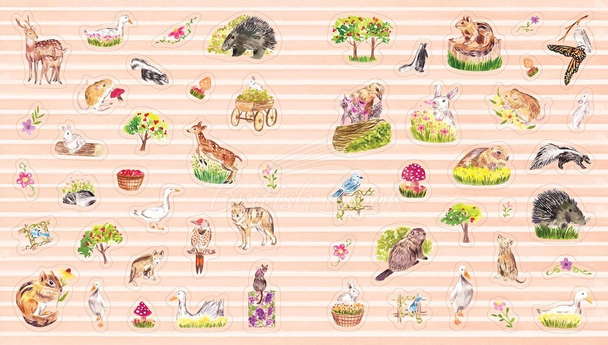 Стикербук A Nature Lover's Sticker Book изображение 5