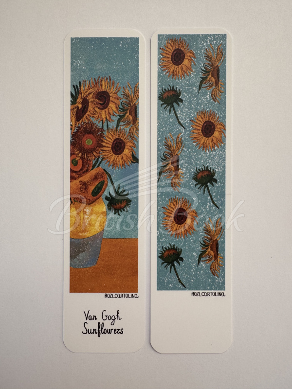 Закладка Van Gogh Sunflowers зображення 2
