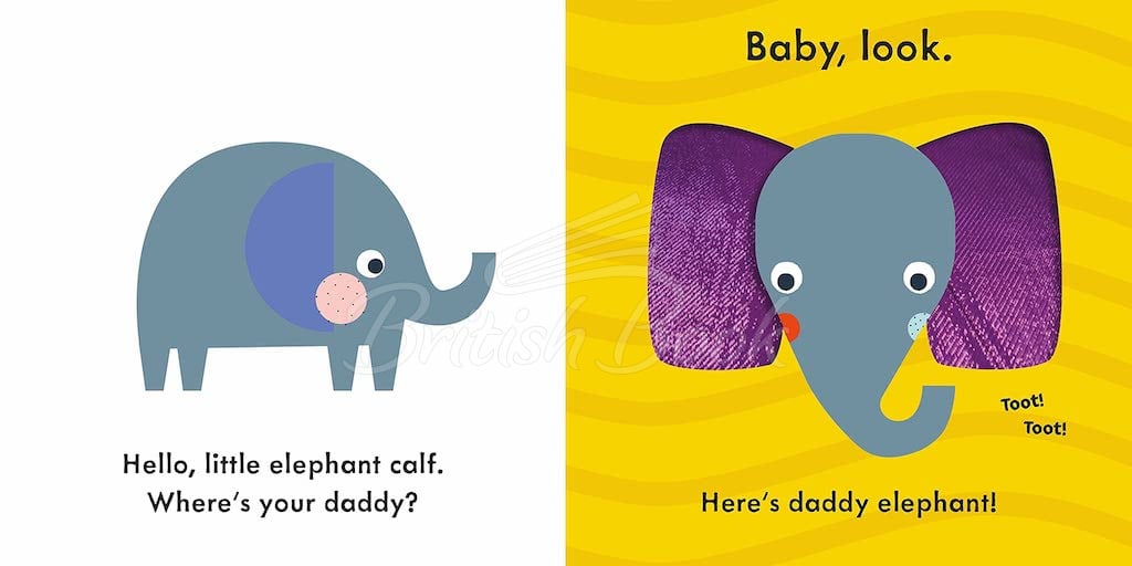 Книга Baby Touch: Hello, Daddy! (A Touch-and-Feel Playbook) зображення 2
