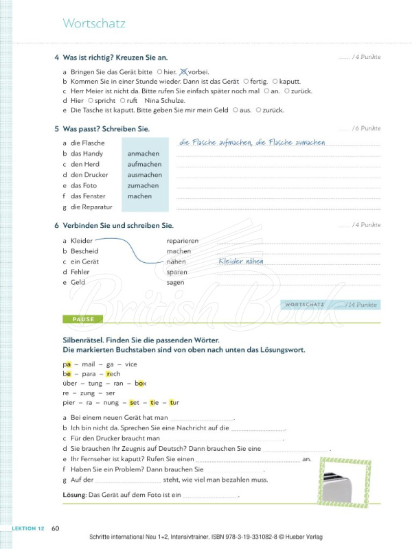 Підручник Schritte international Neu Intensivtrainer mit Audio CD zu Band 1 und 2 зображення 5