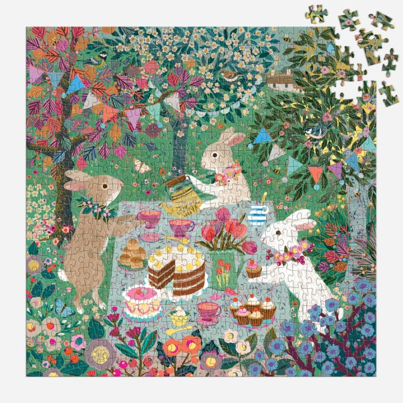 Пазл Spring Tea Party 500 Piece Foil Puzzle изображение 4