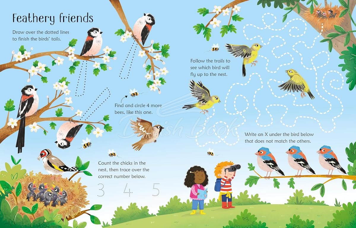 Книга Wipe-Clean Spring Activities зображення 2