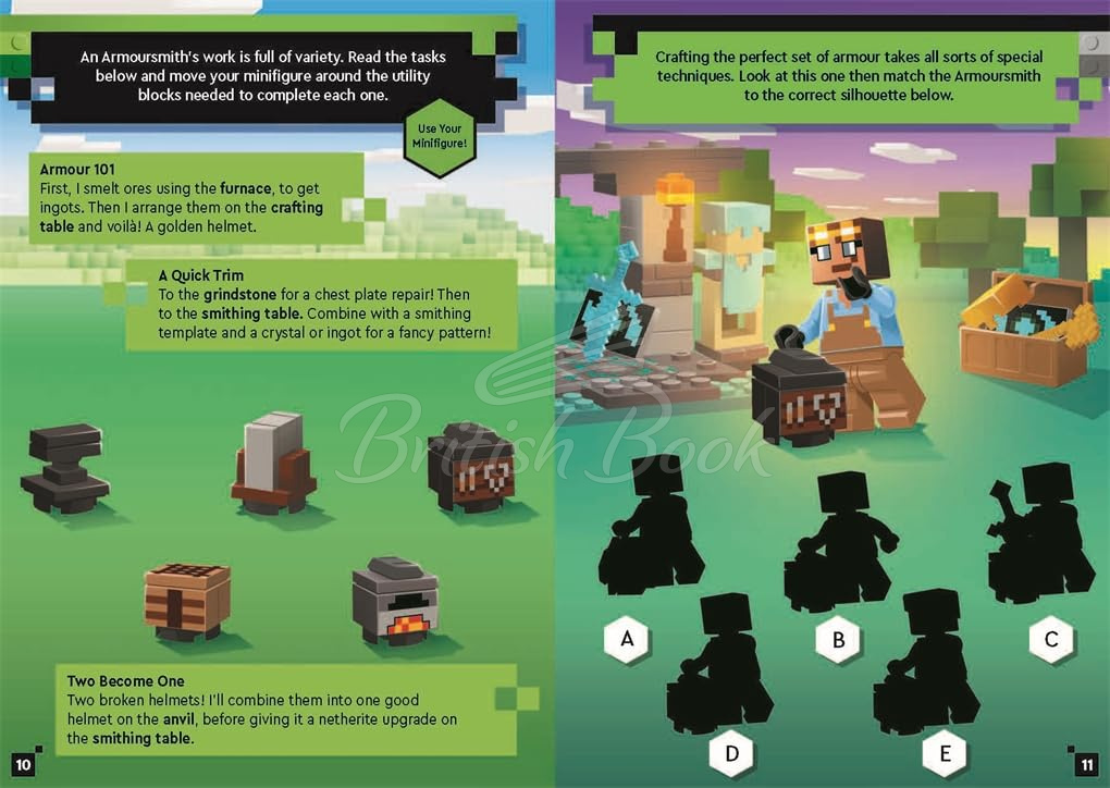 Книга LEGO Minecraft: Armoursmith Adventure Activity Book зображення 2