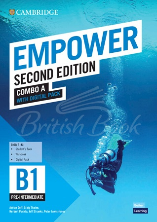 Підручник і робочий зошит Cambridge Empower Second Edition B1 Pre-Intermediate Combo A with Digital Pack зображення