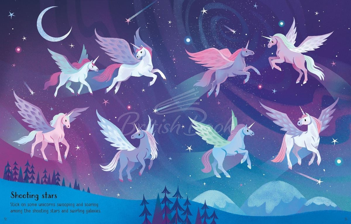 Книга First Sticker Book: Unicorns зображення 1