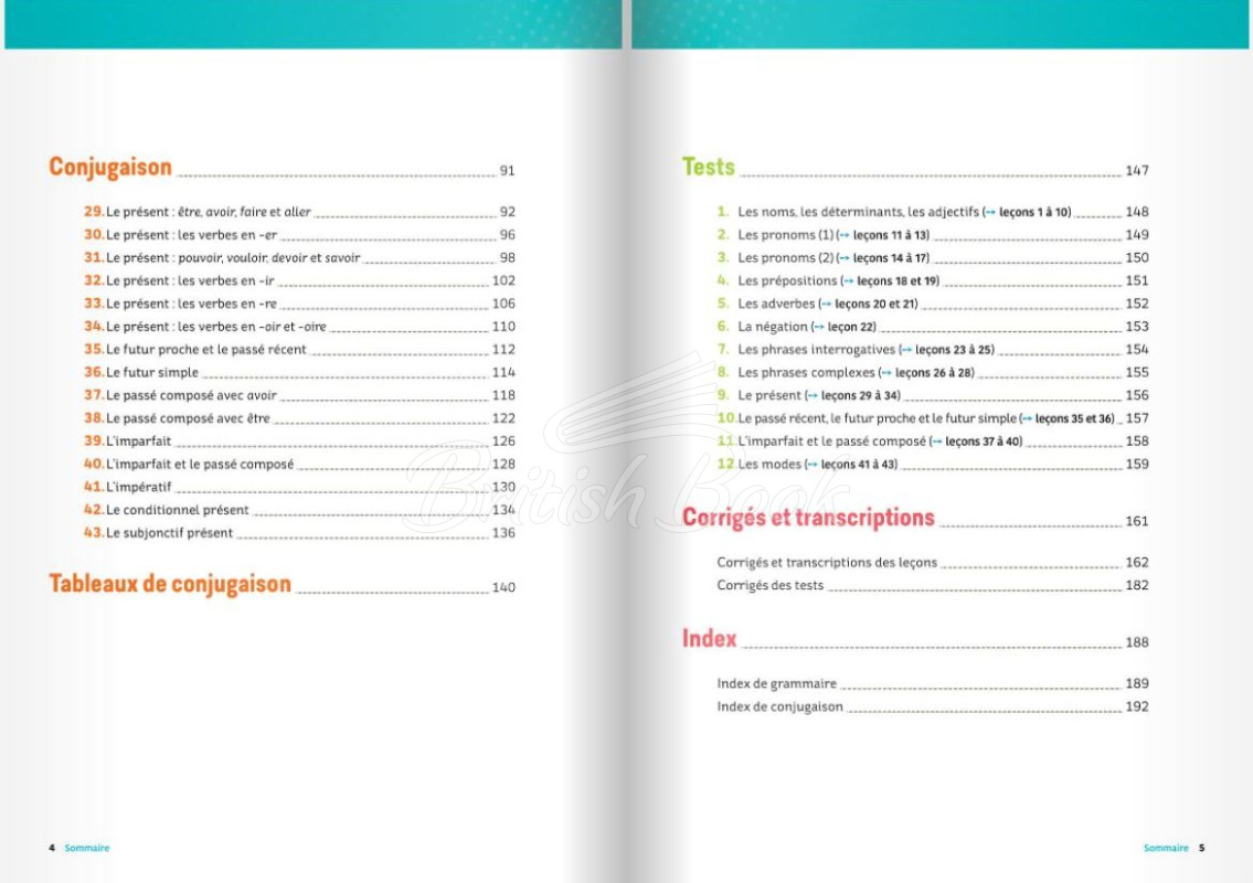 Учебник Exercices de Grammaire et conjugaison A2 изображение 2