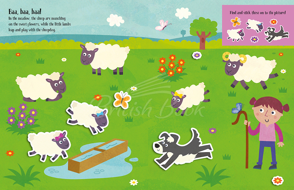 Книга Felt Stickers: Farm Play Scene Book изображение 2