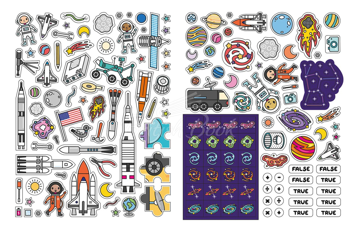 Книга Glow-in-the-Dark Space Sticker Activity зображення 7
