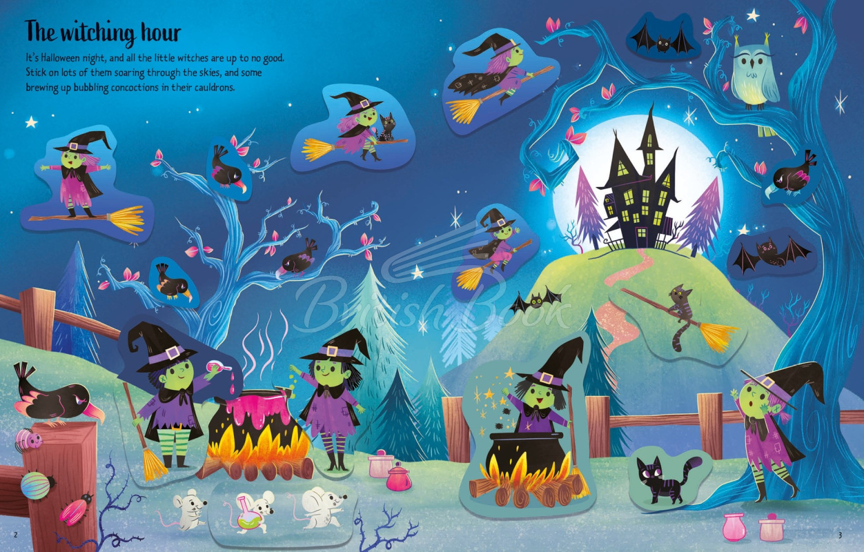 Книга First Sticker Book: Halloween изображение 5