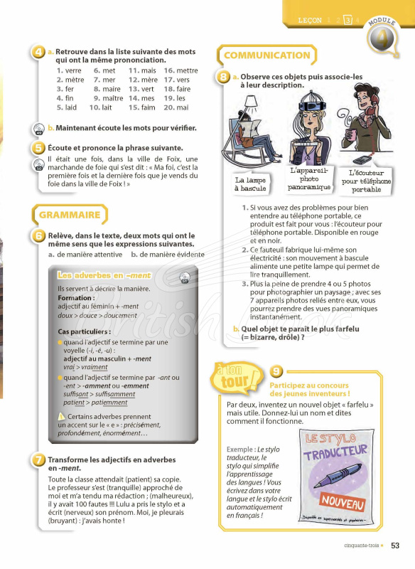Учебник Adosphère 3 Livre de l'élève avec CD audio изображение 9