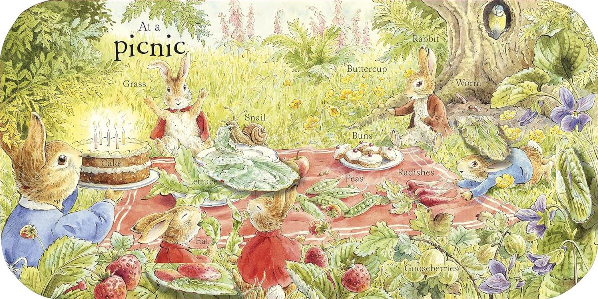 Книга Peter Rabbit: Peter's First 100 Words изображение 3