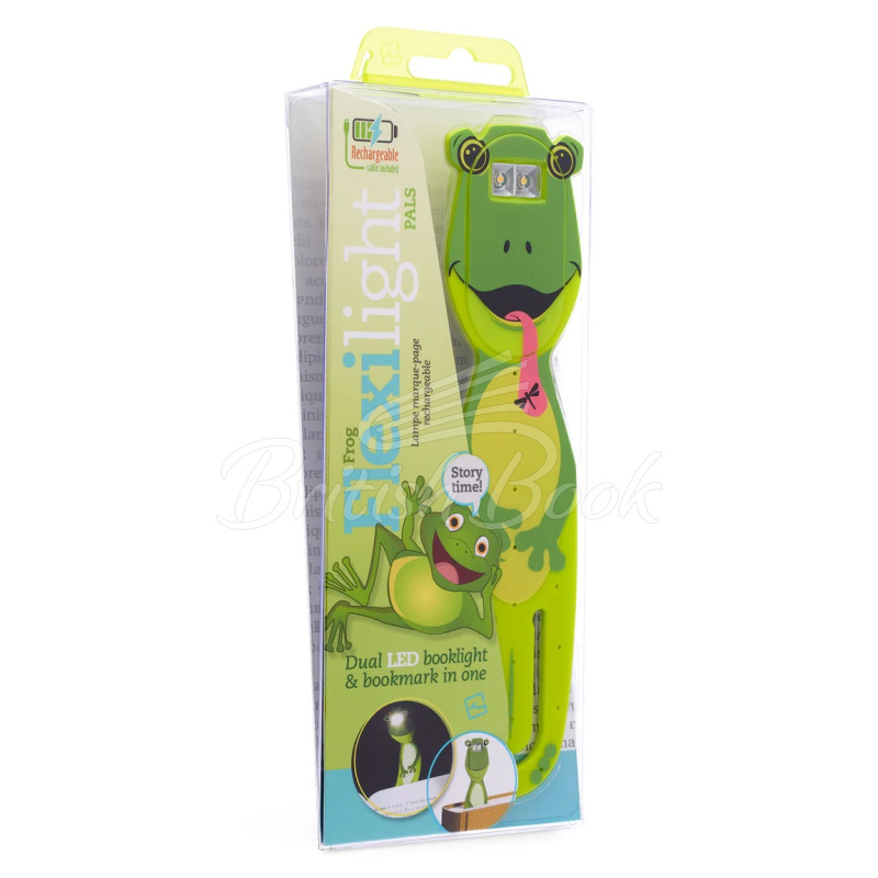 Ліхтарик для книжок Flexilight Rechargeable Pals Frog зображення 4