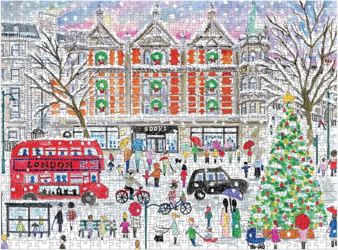 Пазл Michael Storrings Christmas in London 1000 Piece Puzzle изображение 1