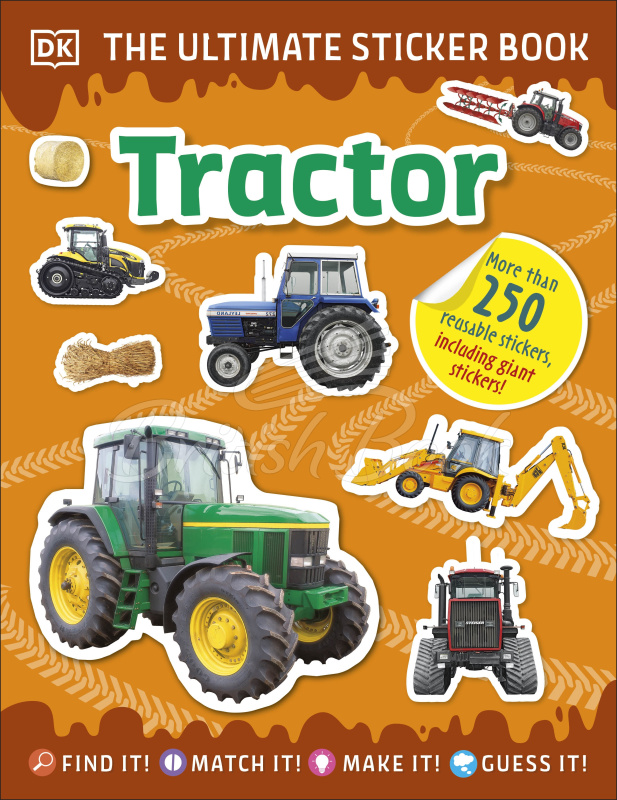 Книга The Ultimate Sticker Book: Tractor зображення