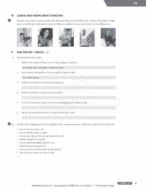 Рабочая тетрадь Akademie Deutsch A2+ Zusatzmaterial mit Audios Online изображение 8