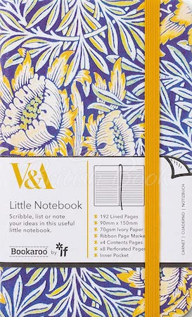 Блокнот V&A Bookaroo Journal A6 Morris Tulip & Willow зображення