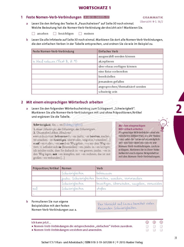 Учебник и рабочая тетрадь Sicher! C1.1 Kursbuch und Arbeitsbuch mit CD zum Arbeitsbuch Lektion 1–6 изображение 15