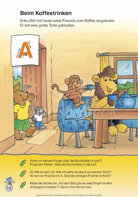 Книга Spielerisch Deutsch lernen Lernstufe 1 Buchstaben und Wörter изображение 2