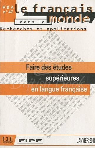 Книга Recherches et applications n°47: Faire des études supérieures en langue française зображення