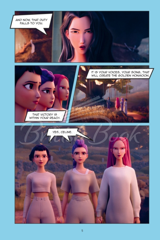 Книга KPop Demon Hunters: The Movie in Comics изображение 5