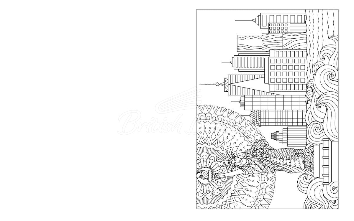 Книга The Wanderlust Colouring Book зображення 4
