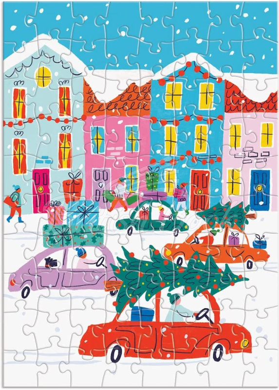 Пазл Louise Cunningham Merry and Bright 12 Days of Christmas Advent Puzzle Calendar зображення 7